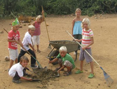 birthday party at the donkey sanctuary Aruba